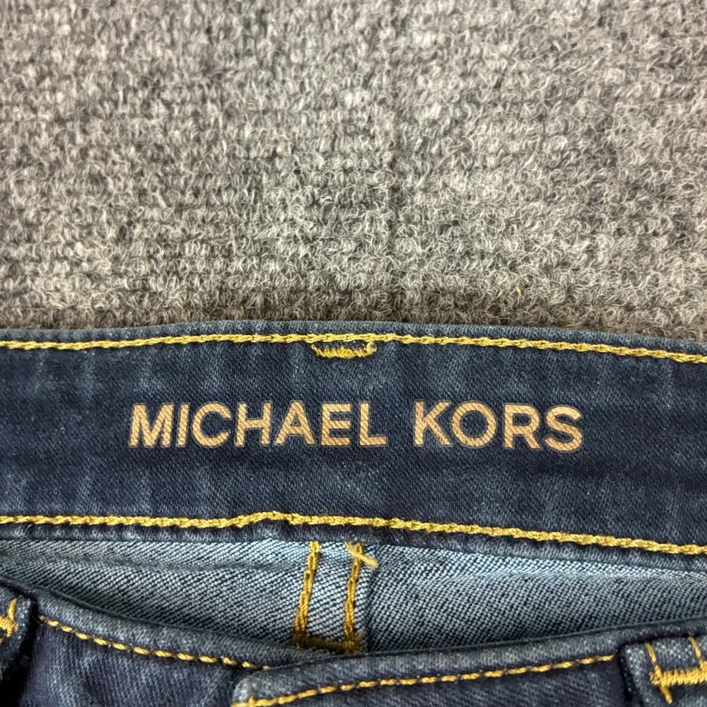 Michael Kors‎ Womens Size 8 Skinny Jeans Dark Indigo Stretch Denim Pants